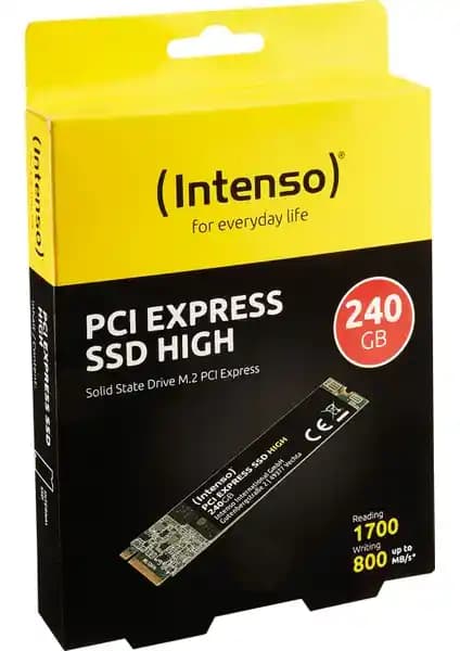 Intenso High 240GB NVMe PCIe M.2 SSD ile Hızlı ve Güvenilir Depolama Çözümü