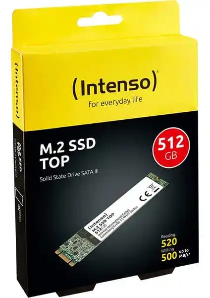 Intenso Top 512GB M.2 SATA SSD: Yüksek Performans ve Güvenilirlik Sunan Modern Depolama Çözümü