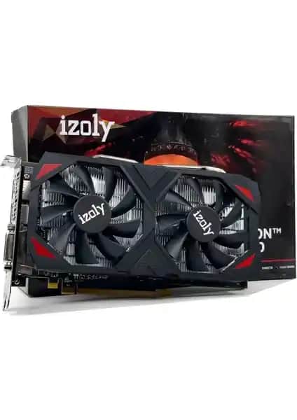 İzoly RX580 8GB 256BIT GDDR5 Ekran Kartı Yüksek Performans ve Güçlü Grafik İşlemleri İçin