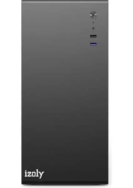 İzoly U200 USB 3.0 300W Micro ATX Bilgisayar Kasası Günlük Kullanım İçin Uygun