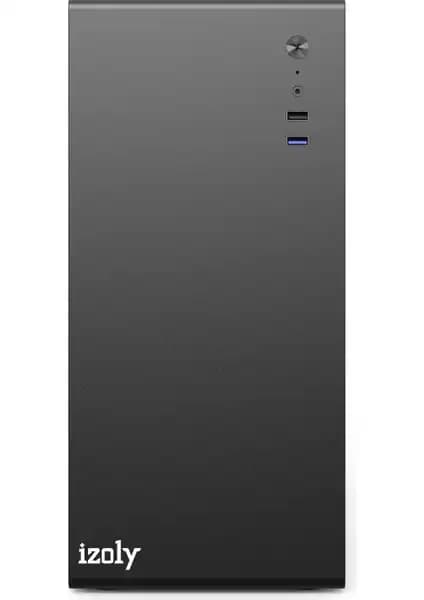 İzoly U200 USB 3.0 300W Micro ATX Bilgisayar Kasası Günlük Kullanım İçin Uygun