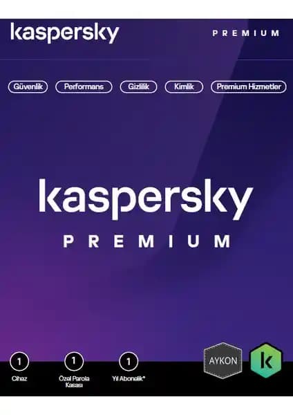 Kaspersky Premium 1 Kullanıcı 1 Yıl Güçlü Antivirüs ve VPN ile Dijital Güvenliğinizi Sağlar