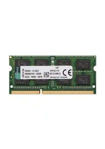 Kingston 8 GB DDR3 PC3L-12800 CL11 SODİM RAM Bellek Performans ve Güvenilirlik