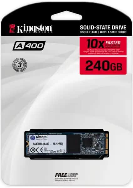 Kingston A400 240GB SSD: Yüksek Performanslı ve Güvenilir Depolama Çözümü