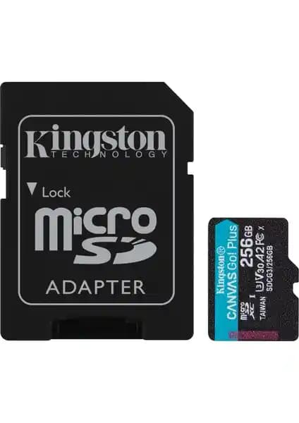 Kingston Canvas Go Plus 256GB Hafıza Kartı: Yüksek Performans ve Güvenilirlik Sunan Çözüm