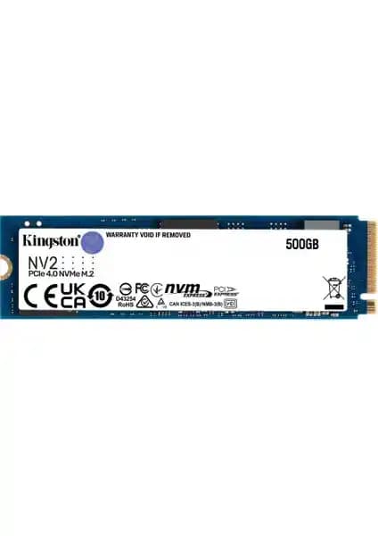 Kingston NV2 500GB NVMe PCIe M.2 SSD ile Hız ve Güvenilirlik Artırımı