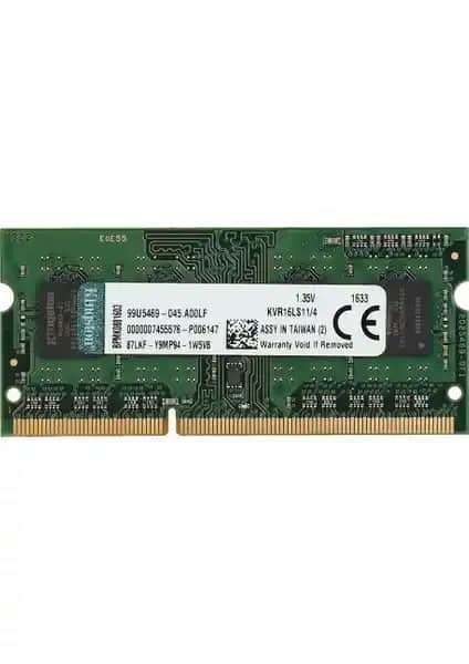 Kingston ValueRam 4GB DDR3 Notebook RAM 1600MHz Hızlı ve Güvenilir Bellek Modülü