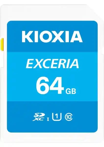 Kioxia 64GB EXCERIA SDXC UHS-1 Class 10 Hafıza Kartı Performans ve Güvenilirlik Sunar