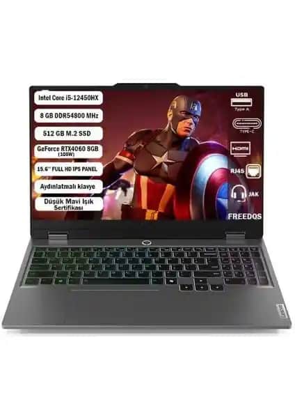 Lenovo Loq 15IAX9: Güçlü İşlemci ve Yüksek Performanslı Oyun Dizüstü Bilgisayarı