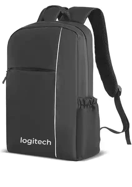 Logitech 15.6 inç Çok Bölmeli Su Geçirmez Laptop Sırt Çantası Günlük ve Seyahat Kullanımı İçin