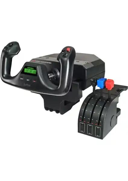 Logitech G PC PRO Flight Yoke Sistemi ile Gerçekçi Uçuş Deneyimi ve Profesyonel Kontrol
