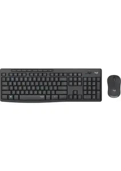 Logitech MK295 Kablosuz Siyah Klavye ve Mouse Seti: Ofis ve Ev Kullanımı İçin Modern Çözüm