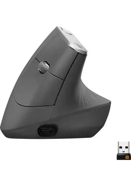 Logitech MX Vertical Ergonomik Kablosuz Mouse İş ve Günlük Kullanım İçin Gelişmiş Tasarım
