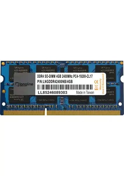 Longline 4GB DDR4 RAM 2400MHz Notebook Bellek Performans ve Uyum Özellikleri