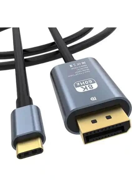 Maxgo 3131 Type-C DisplayPort Adaptörü yüksek çözünürlük ve çoklu ekran desteği ile profesyonel kullanım için