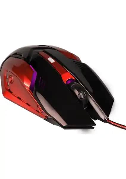 MF Product Strike 0111 Kablolu RGB Gaming Mouse: Ergonomik ve Şık Oyun Faresi