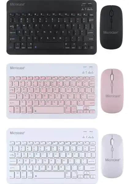 Microcase Bluetooth Klavye ve Mouse Seti: Modern ve Taşınabilir Kablosuz Çalışma Çözümü