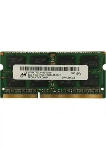 Micron 4 GB DDR3 Notebook RAM 1600 MHz Hız ve Güvenilirlik Sağlar