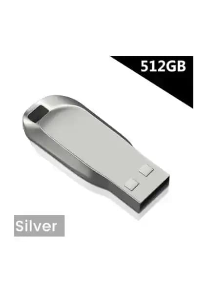 Moonaja 512 GB Metal USB Bellek Günlük Kullanım ve Güvenilir Veri Saklama Çözümü