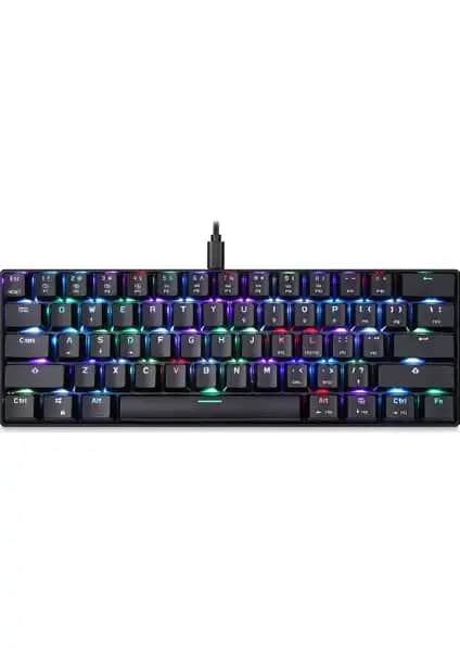 Motospeed CK61 RGB Oyuncu Klavyesi: Dayanıklı ve Özelleştirilebilir Mekanik Klavye