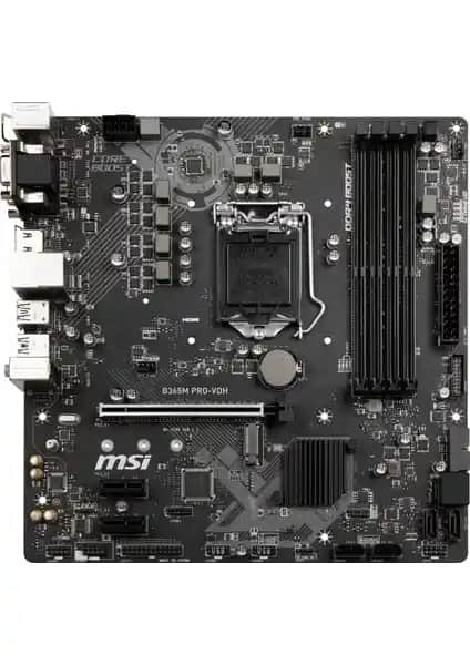MSI B365M PRO-VDH Anakart: Yüksek Performans ve Çok Yönlü Bağlantı Seçenekleri