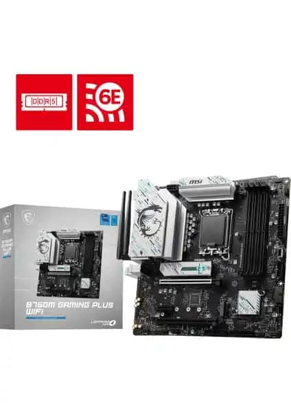 MSI B760M GAMING PLUS WIFI Anakartı: Yüksek Performans ve Çok Yönlü Kullanım İçin Uygun
