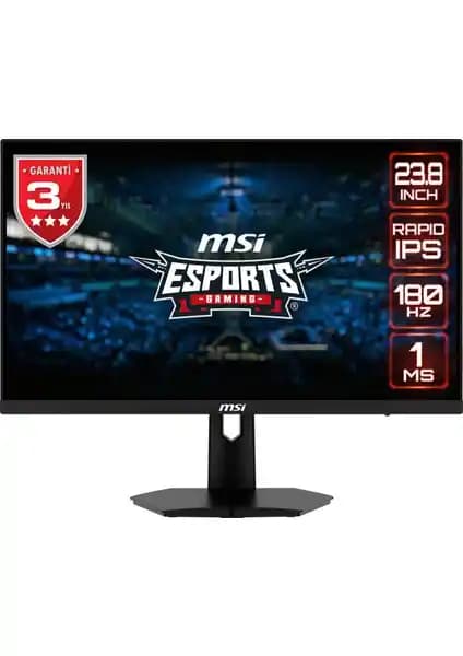 MSI G244F E2 23.8 İnç Oyun Monitörü Yüksek Performans ve Görüntü Kalitesi