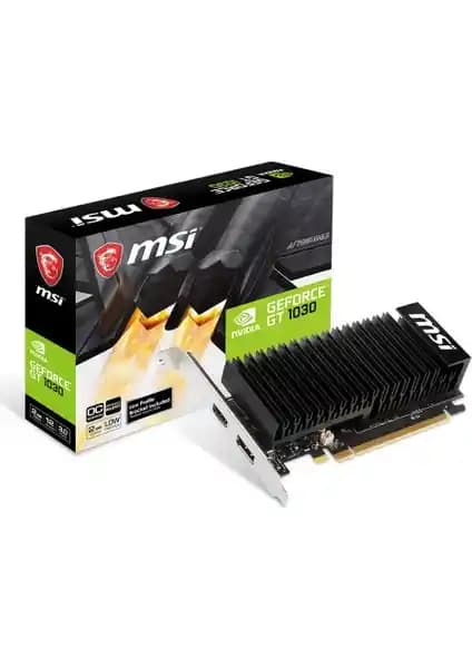 MSI GeForce GT 1030 2GHD4 LP OC: Düşük Güç Tüketimli ve Sessiz Çalışan Grafik Kartı