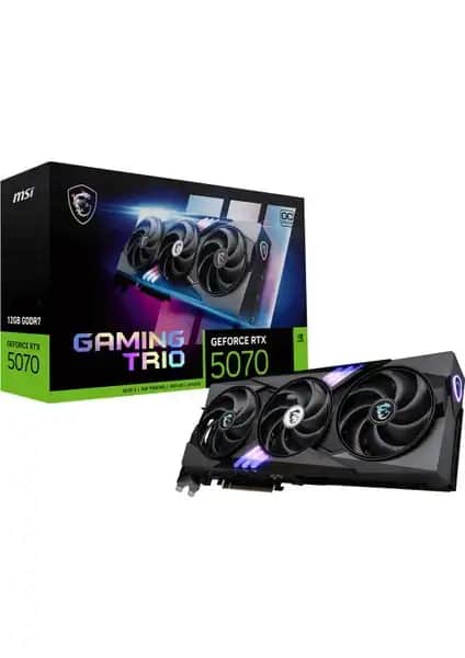 MSI GeForce RTX 5070 12G GAMING TRIO OC: Yüksek Performans ve Güçlü Soğutma Çözümü