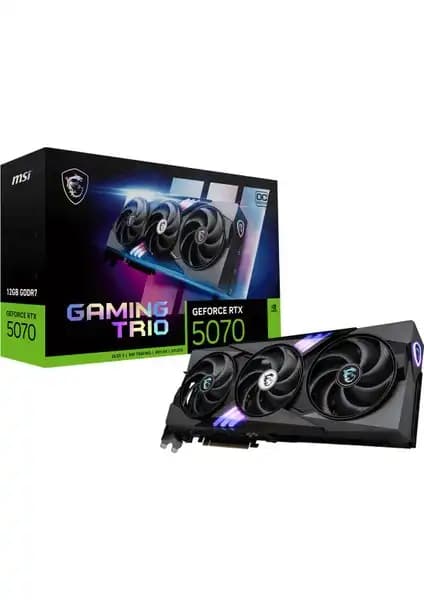 MSI GeForce RTX 5070 12G GAMING TRIO OC: Yüksek Performans ve Güçlü Soğutma Çözümü