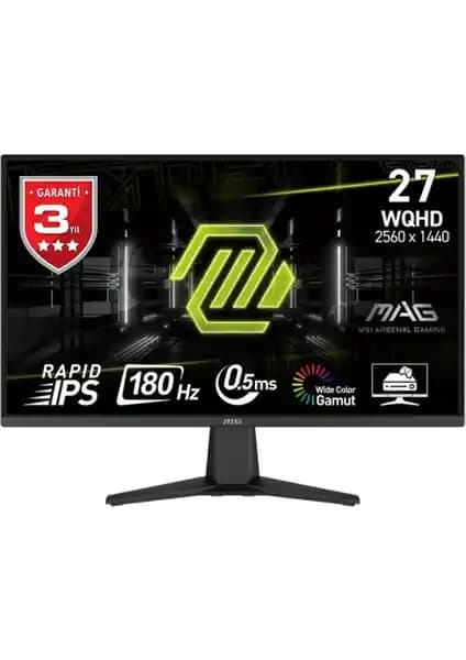 MSI Mag 275QF 27 İnç Yüksek Performanslı Oyun Monitörü Özellikleri ve İncelemesi