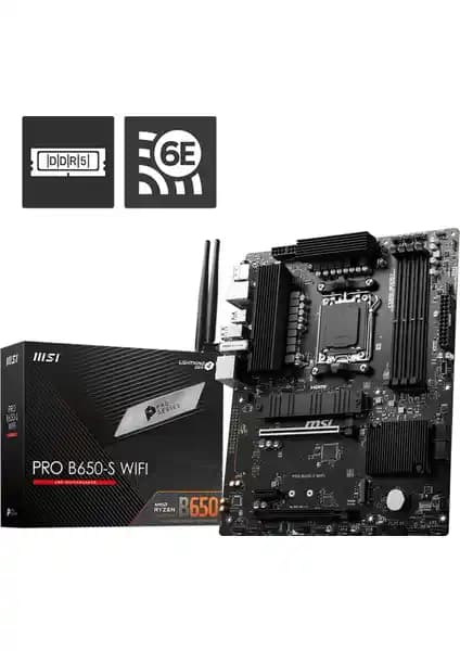MSI MB PRO B650-S WIFI AM5 DDR5 Anakart: Yüksek Performans ve Çok Yönlülük Sunan Profesyonel Seçenek