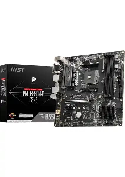 MSI PRO B550M-P GEN3 Anakart: Yüksek Performans ve Çok Yönlü Kullanım İçin Uygun Çözüm