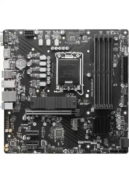 MSI PRO B760M-P Anakart: Yüksek Performans ve Çok Yönlü Bağlantı Özellikleri
