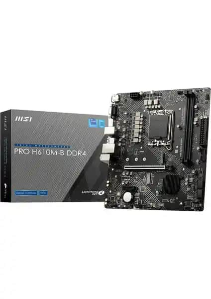 MSI PRO H610M-B DDR4 Anakart Özellikleri ve Performans Değerlendirmesi