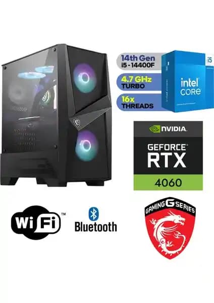 MSI Şafak-Gaming PC DDR5 ile Yüksek Performans ve Güçlü Oyun Deneyimi