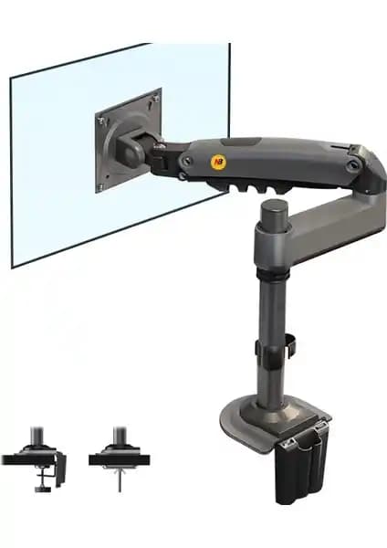 Nb North Bayou H100 Profesyonel Monitör Standı 17-30 inç ekranlar için dayanıklı ve ergonomik çözümler