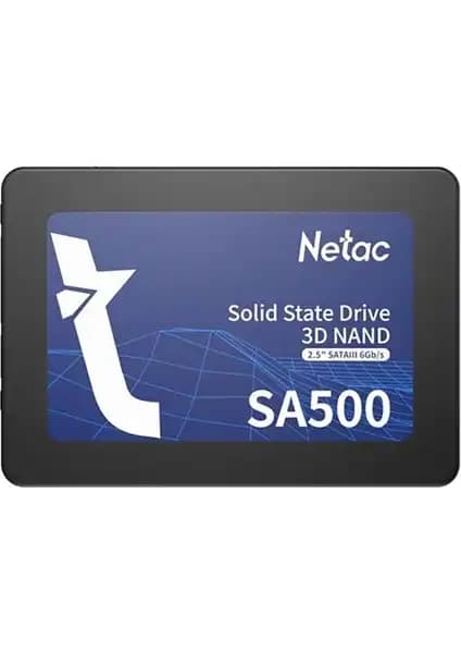 Netac SA500 256GB 2.5 İnç SSD Disk: Yüksek Performans ve Güvenilirlik Sunan Depolama Çözümü