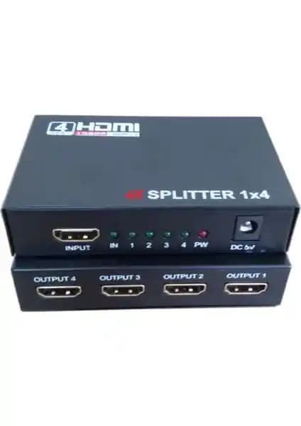 Onten HDMI 4 Port Splitter 4K 30 fps yüksek çözünürlüklü çoklu görüntü aktarım cihazı