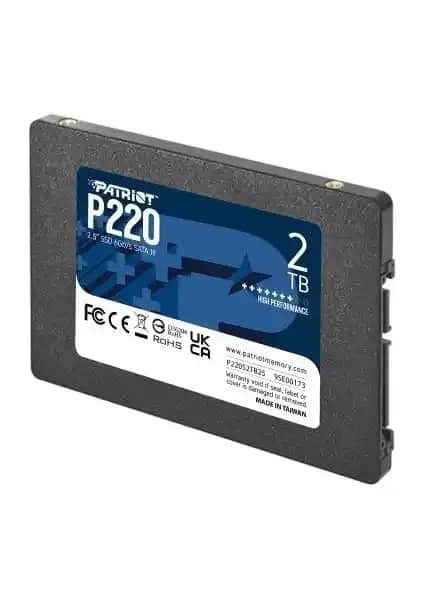 Patriot P220 2TB SSD: Yüksek Kapasite ve Performans Sunan Güvenilir Depolama Çözümü