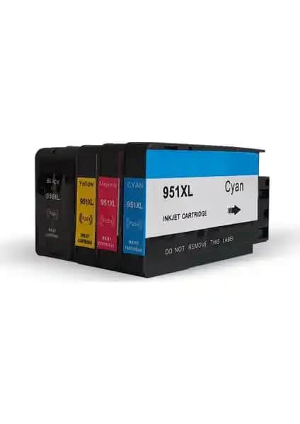 Photoink 1 Takım BK 950/951XL Uyumlu Kartuşlar HP Yazıcılar için