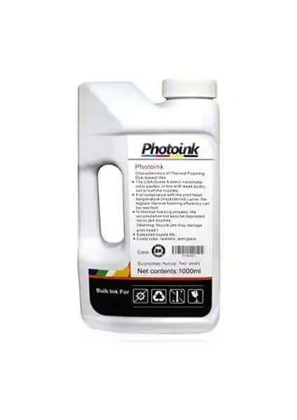 Photoink 1000 ml Siyah Mürekkep Epson L Serisi Yazıcılar İçin Uyumlu Yüksek Hacimli Baskı Çözümü