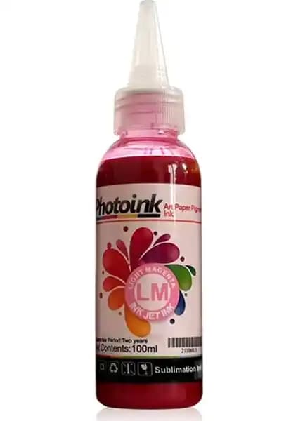 Photoink Süblimasyon Transfer Baskı Mürekkebi Açık Kırmızı Renk ile Yüksek Kalite ve Verimlilik