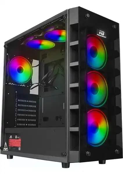 PowerBoost X59RGB-650W: Oyun ve Yüksek Performans İçin Modern Bilgisayar Kasası
