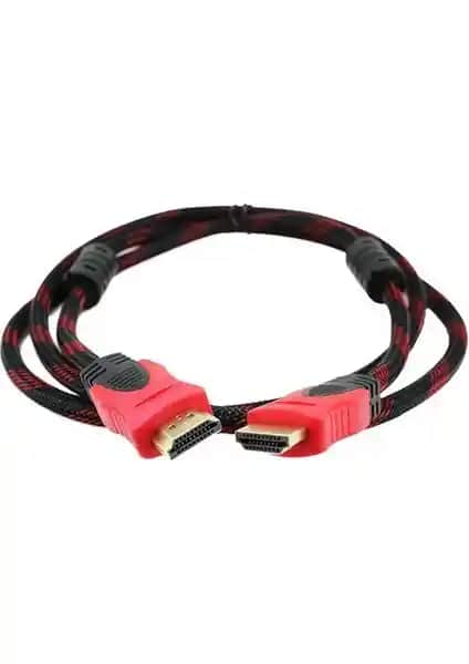 Powermaster 1.5 Metre Örgülü HDMI Kablosu Yüksek Performans ve Güvenilir Bağlantı