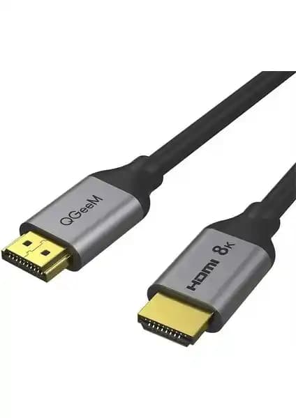 QGeeM QG-AV17 HDMI Kablo 8K Çözünürlük ve Yüksek Performans Sunan Bağlantı Çözümü