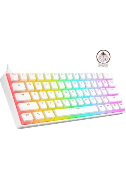 Rampage KB-R135 Parvus Beyaz Type-C RGB Mekanik Gaming Klavyesi Özellikleri ve Kullanıcı Yorumları