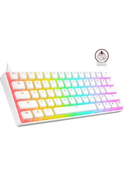 Rampage KB-R135 Parvus Beyaz Type-C RGB Mekanik Gaming Klavyesi Özellikleri ve Kullanıcı Yorumları