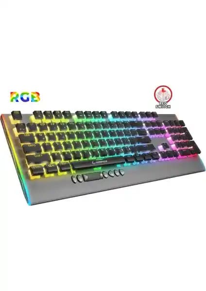 Rampage KB-R211 PRIME RGB Mekanik Gaming Klavye Türkçe Q Desteği ve Özellikleri