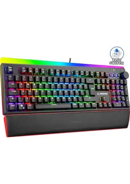Rampage KB-R97 X-Tracer Mekanik RGB Oyun Klavyesi: Estetik ve Performans Bir Arada